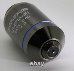 Olympus UMPlanFl 50x/0.80? /0 Microscope Objective Eyepiece Lens Must See-MINTY