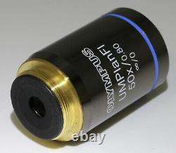 Olympus UMPlanFl 50x/0.80? /0 Microscope Objective Eyepiece Lens Must See-MINTY