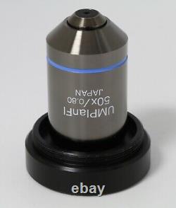 Olympus UMPlanFl 50x/0.80? /0 Microscope Objective Eyepiece Lens Must See-MINTY