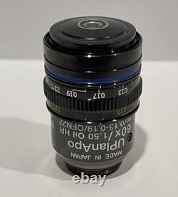 Olympus UPlanApo TIRF 60X/1.50 NA Oil HR, OFN 22/UIS2/BFP1 Microscope Objective