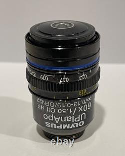 Olympus UPlanApo TIRF 60X/1.50 NA Oil HR, OFN 22/UIS2/BFP1 Microscope Objective