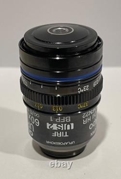 Olympus UPlanApo TIRF 60X/1.50 NA Oil HR, OFN 22/UIS2/BFP1 Microscope Objective