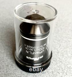 Olympus UPlanFL N 100x / 1.30 Oil? /0.17/FN26.5 Microscope Objective Lens Japan