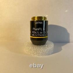 Olympus UPlanFL N 10x/0.30 FN26.5 CY Microscope Objective Lens