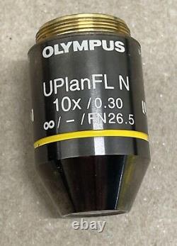 Olympus UPlanFL N 10x/0.30 FN26.5 CY Microscope Objective Lens