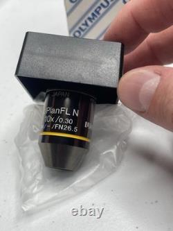 Olympus UPlanFL N 10x/0.30 FN26.5 UPLFLN10X Microscope Objective N1478400 New