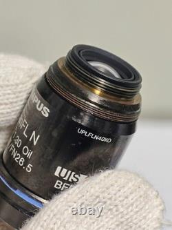 Olympus UPlanFL N 40x/1.30 Oil FN26.5 Microscope Objective Lens