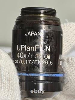 Olympus UPlanFL N 40x/1.30 Oil FN26.5 Microscope Objective Lens