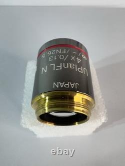 Olympus UPlanFL N 4x /0.13? /- FN26.5 UIS2 Microscope Objective Lens