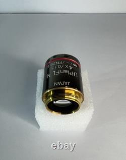 Olympus UPlanFL N 4x /0.13? /- FN26.5 UIS2 Microscope Objective Lens