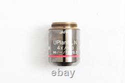 Olympus UPlanFL N 4x / 0.13 infinity /- FN26.5 Microscope Objective Lens #5591 Olympus UPlanFL N 4x / 0.13 infinity /- FN26.5 Microscope Objective Lens #5591