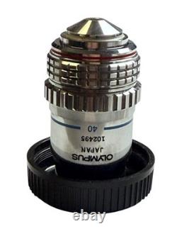 Olympus UVFL40 40x- 1.30 Oil, 160-0.17 Oil Iris. Microscope Objective Lens