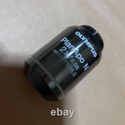 Olympus microscope objective lens UPlanApo N 2×/0.08? /-/FN26.5 used