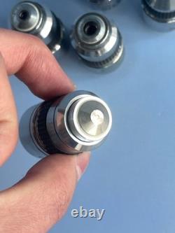 Olympus microscope objective lens a set five A PO