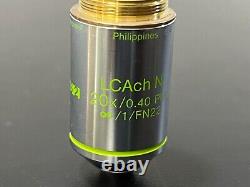 Olympus plan c 4x 0.1 Infinity corrected Microscope Objective Lens