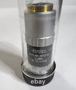 Optem 28-21-02 M Plan Apo 2x 0.055? /0 f=200 Objective Lens Microscope MPlan