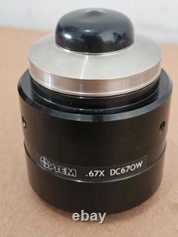 Optem DC670W 0.67X C-Mount Objective Lens Microscope / Machine Vision Optem DC670W 0.67X C-Mount Objective Lens Microscope / Machine Vision
