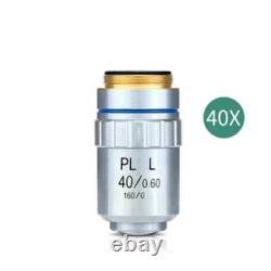 PLAN Achromatic Objective Lens 5X-100X Metallographic PL-A Long Working Distance