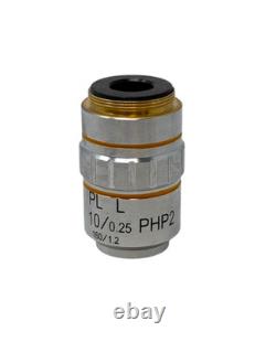 PL L 10x/0.25 PHP2 Microscope Objective Lens 160/1.2 Phase Contrast