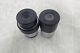 Pair Of Wild Heerbrugg 10x Microscope Objective Lens Eyepieces