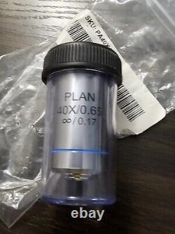 Plan 40X/0.65 INF /0.17 Microscope Objective Lens