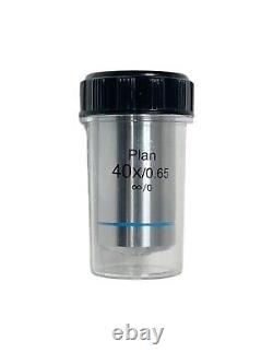 Plan 40X/0.65 Infinity / 0 Microscope Objective Lens