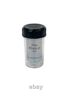 Plan 40X/0.65 Infinity / 0 Microscope Objective Lens