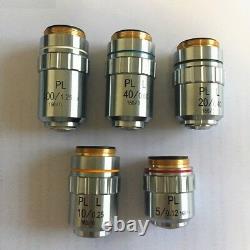 Plan Achromatic Long Working Distance Objective Lens f Metallurgical Microscope