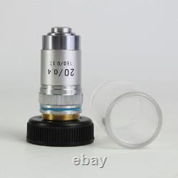 Plan Achromatic Objective Lens Spring 4X/10X/20X/40X/100X Compound Microscope