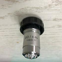 Plan Achromatic Objective Lens Spring 4X/10X/20X/40X/100X Compound Microscope