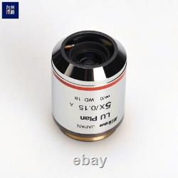 Pre-owned Nikon LU PLAN 5X0.15 BD Microscope Objective Lens 90 days Warranty