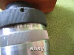 REFLECTING OBJECTIVE LENS, x 52/. 65, VINTAGE MICROSCOPY by BECK LONDON + NOTES