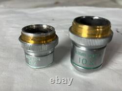 RESEARCH DEVICES INFERA RED 6X and 10X MICROSCOPE OBJECTIVE LENSES