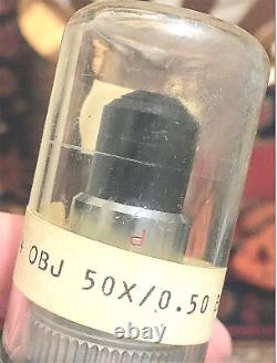 Rare Collectible Leitz P50x/0.50p Gemology Microscope Objective Lens Freeship