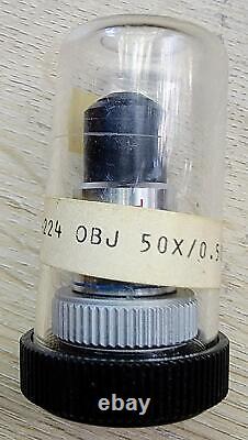 Rare Collectible Leitz P50x/0.50p Gemology Microscope Objective Lens Freeship