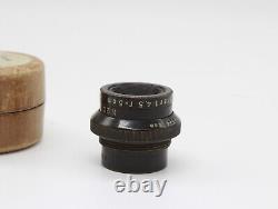Rare Zeiss Jena Planar Photo 14.5 f = 5 cm Microscope Lens Objective #AR14