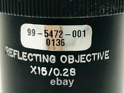 Reflective Objective 99-5472-001 X15/0.28 Microscope Lens 52X