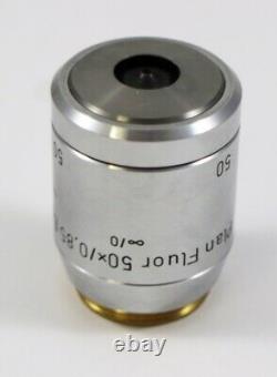 Reichert Austria Plan Fluor 50x/0.85? /0 Microscope Objective Lens Finder