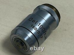 Reichert OEL100/1.30 160/0.17 Microscope Objective Lens