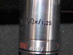 Reichert Plan Oel Ph 100x/1.25 Microscope Objective Lens Made in Austria