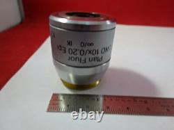 Reichert Polyvar Leica Objective 10x Lwd Lens Microscope Part Optics As Is 91-84