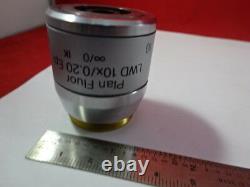 Reichert Polyvar Leica Objective 10x Lwd Lens Microscope Part Optics As Is 91-84