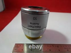 Reichert Polyvar Leica Objective 10x Lwd Lens Microscope Part Optics As Is 91-84