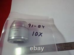 Reichert Polyvar Leica Objective 10x Lwd Lens Microscope Part Optics As Is 91-84