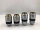 Set Of 4 Olympus Dplan 4, 10, 40, 100 Microscope Objectives