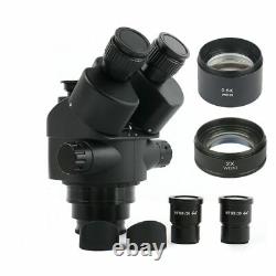 Simul-Focal Trinocular Microscope Zoom Stereo Head Auxiliary Objective Lens