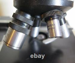 Southland McBain Instruments Microscope 4 Objective Lenses With Panasonic Camera