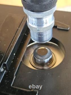 Spencer Lens Co Dedicated Darkfield Microscope Serial No 151187 Rhodium Plated