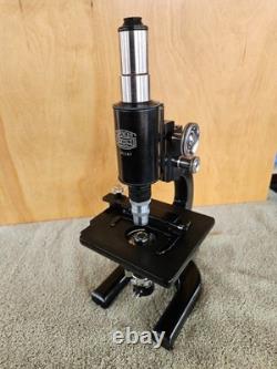 Spencer Lens Co Dedicated Darkfield Microscope Serial No 151187 Rhodium Plated