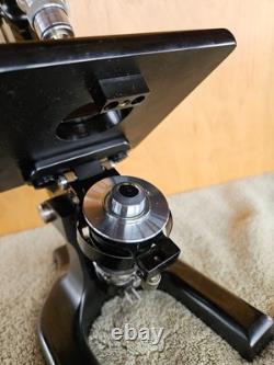 Spencer Lens Co Dedicated Darkfield Microscope Serial No 151187 Rhodium Plated